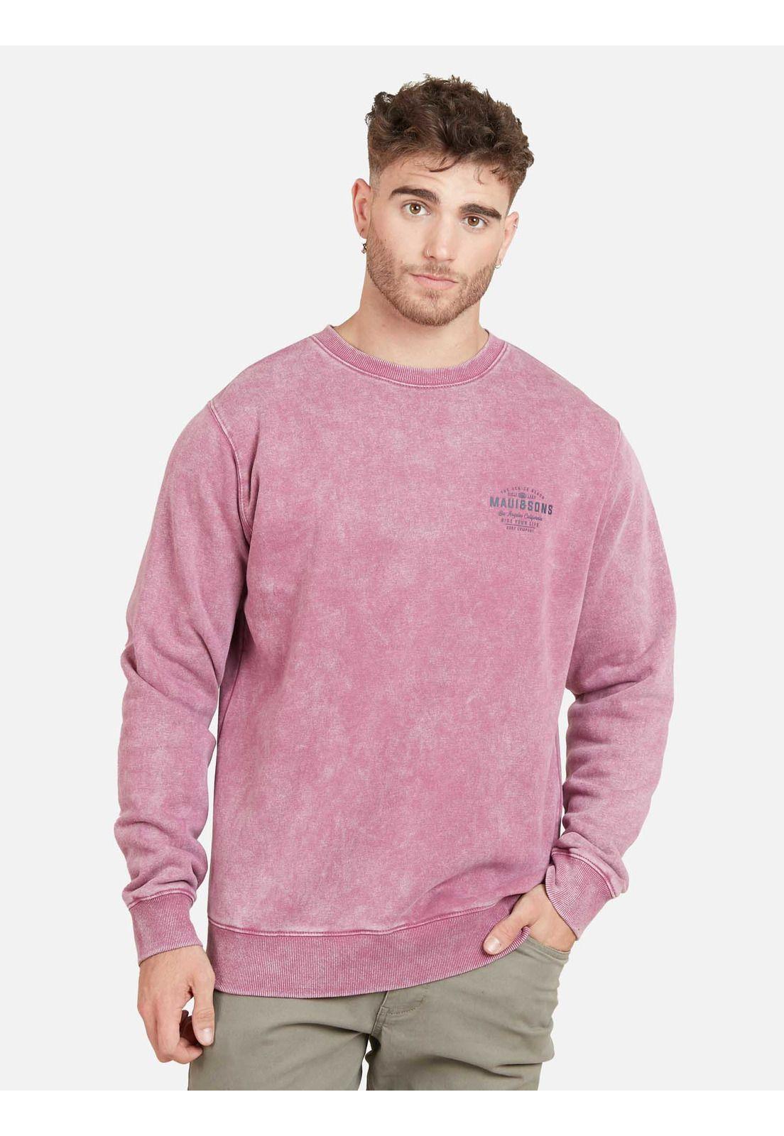 Poleron THE VENICE BEACH Hombre Rojo Maui and Sons-0