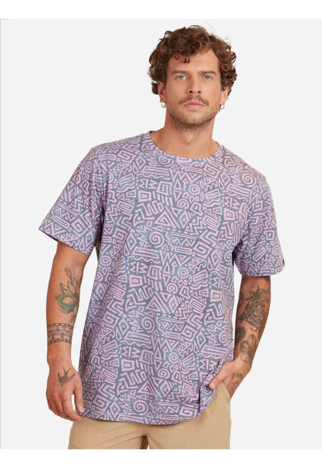 Polera Molokai Tee Print Hombre Multicolor Maui And Sons-0