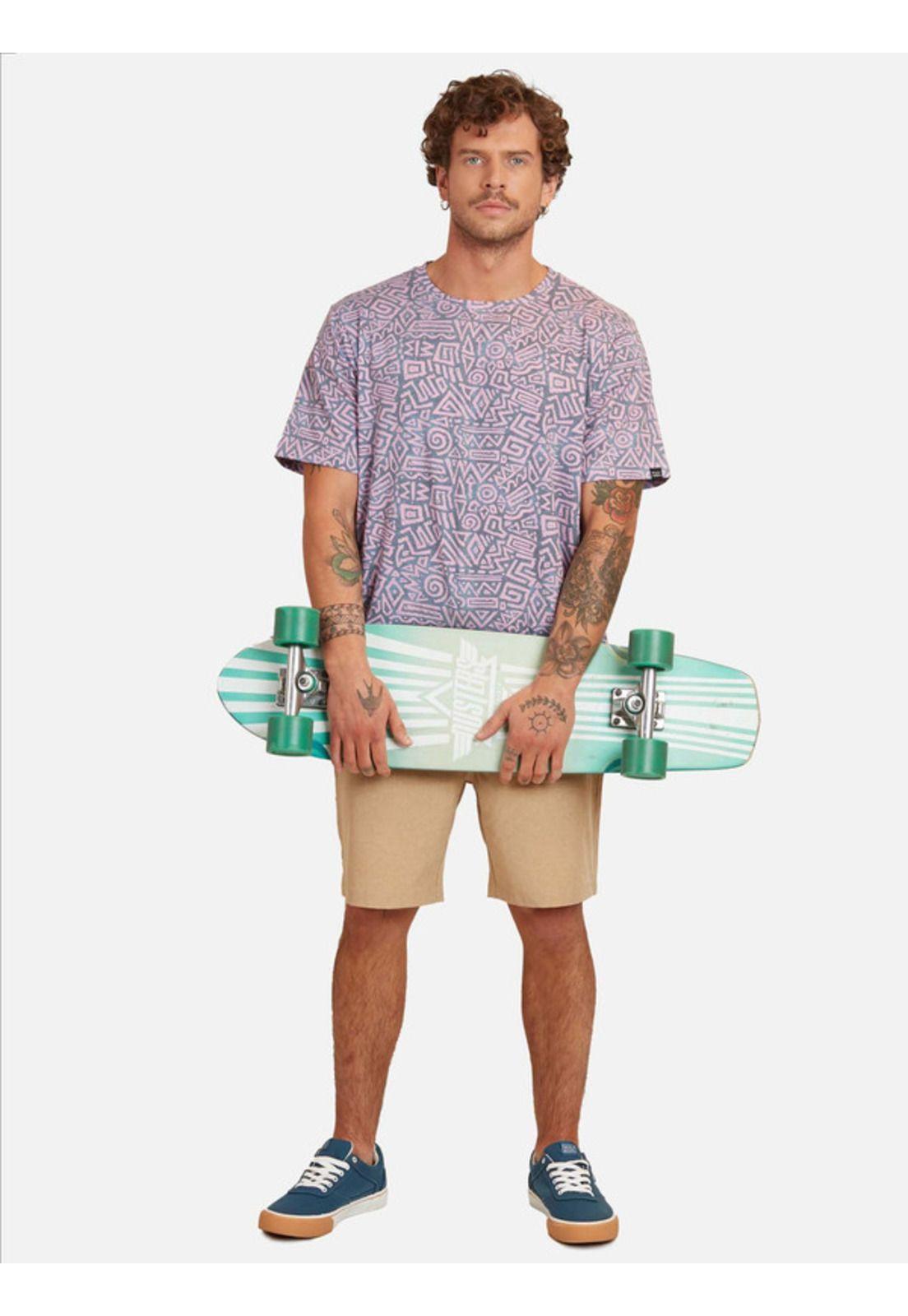 Polera Molokai Tee Print Hombre Multicolor Maui And Sons-3