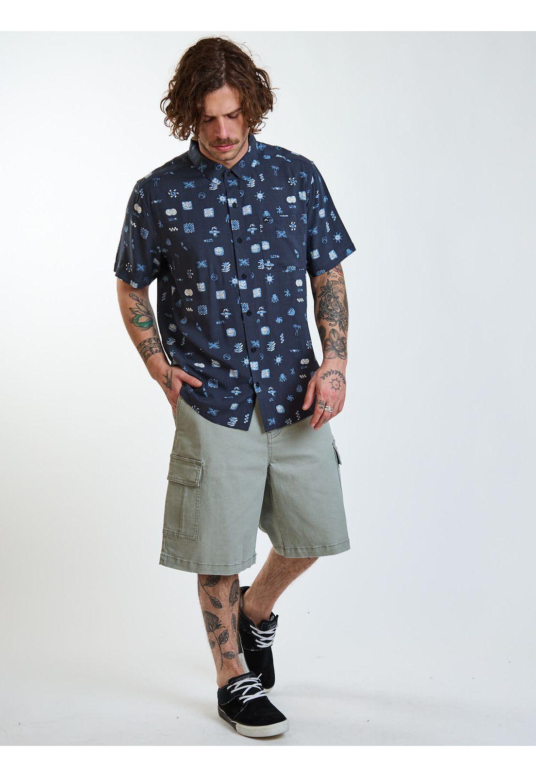 Bermuda Baggy Headland Beige Hombre Rusty-6
