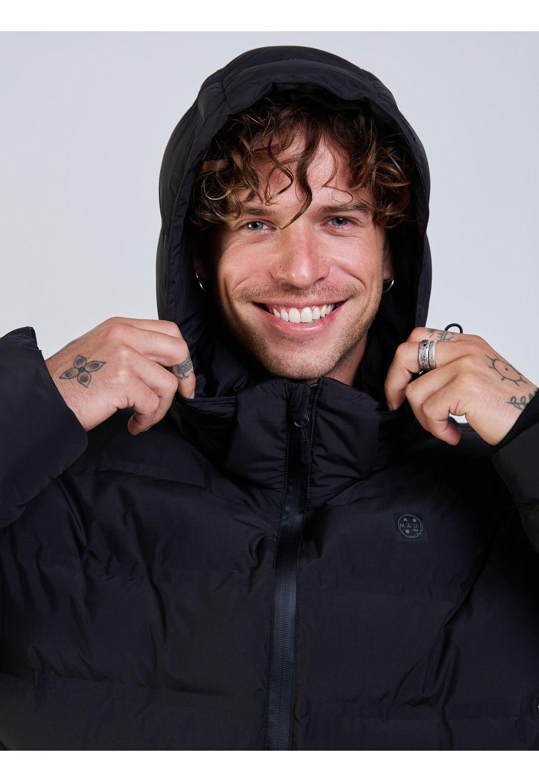 Parka Bruma Negro Hombre Maui And Sons-3
