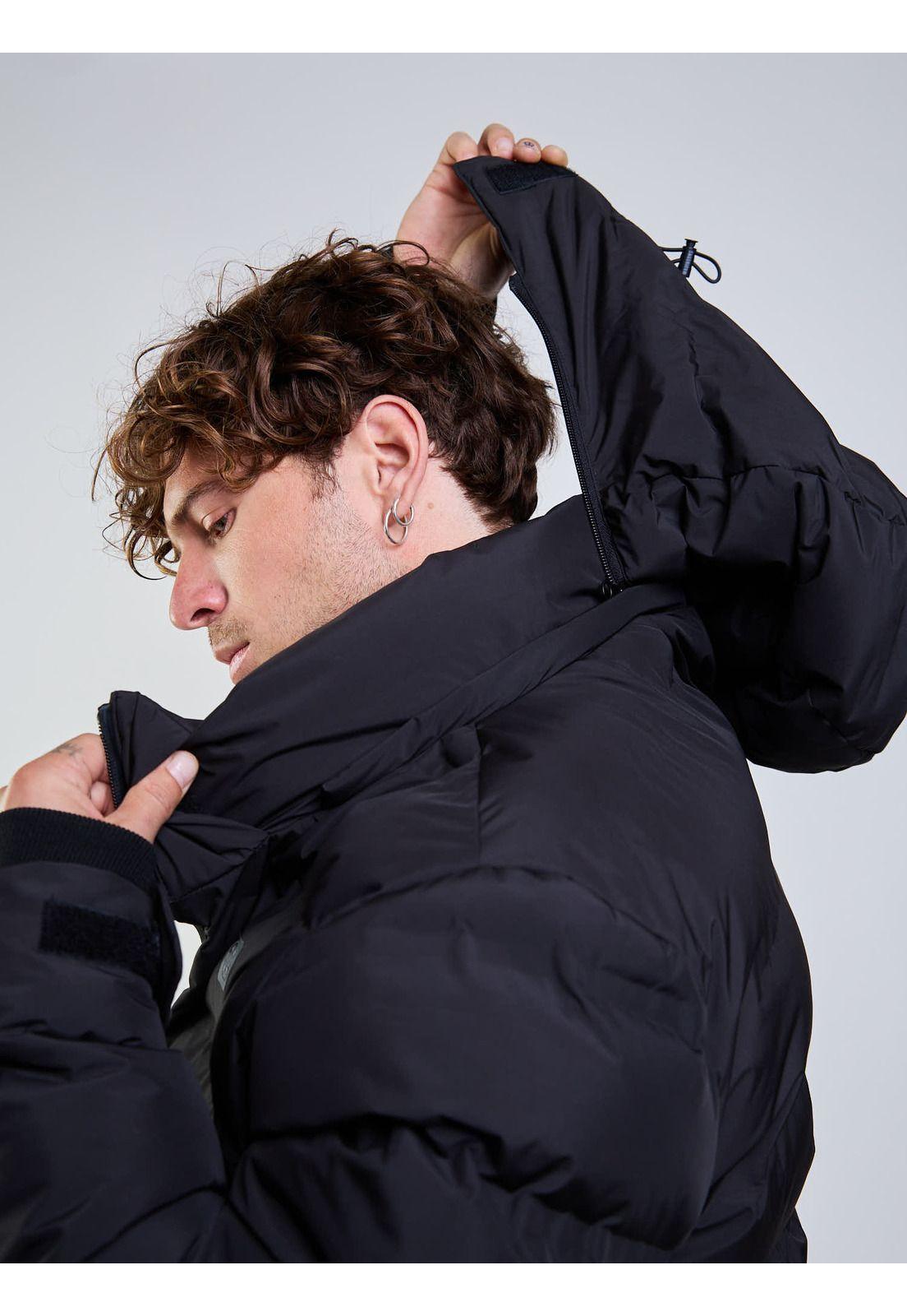 Parka Bruma Negro Hombre Maui And Sons-4