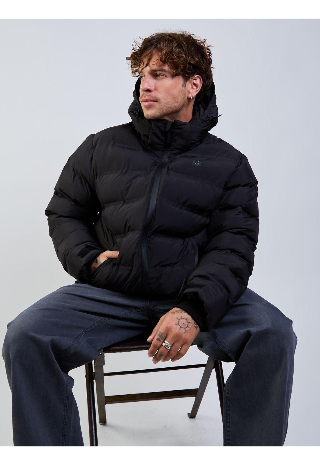 Parka Bruma Negro Hombre Maui And Sons-6