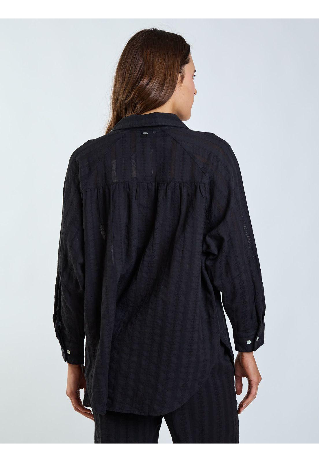 Blusa ML Gili Negro Mujer Maui and Sons-1