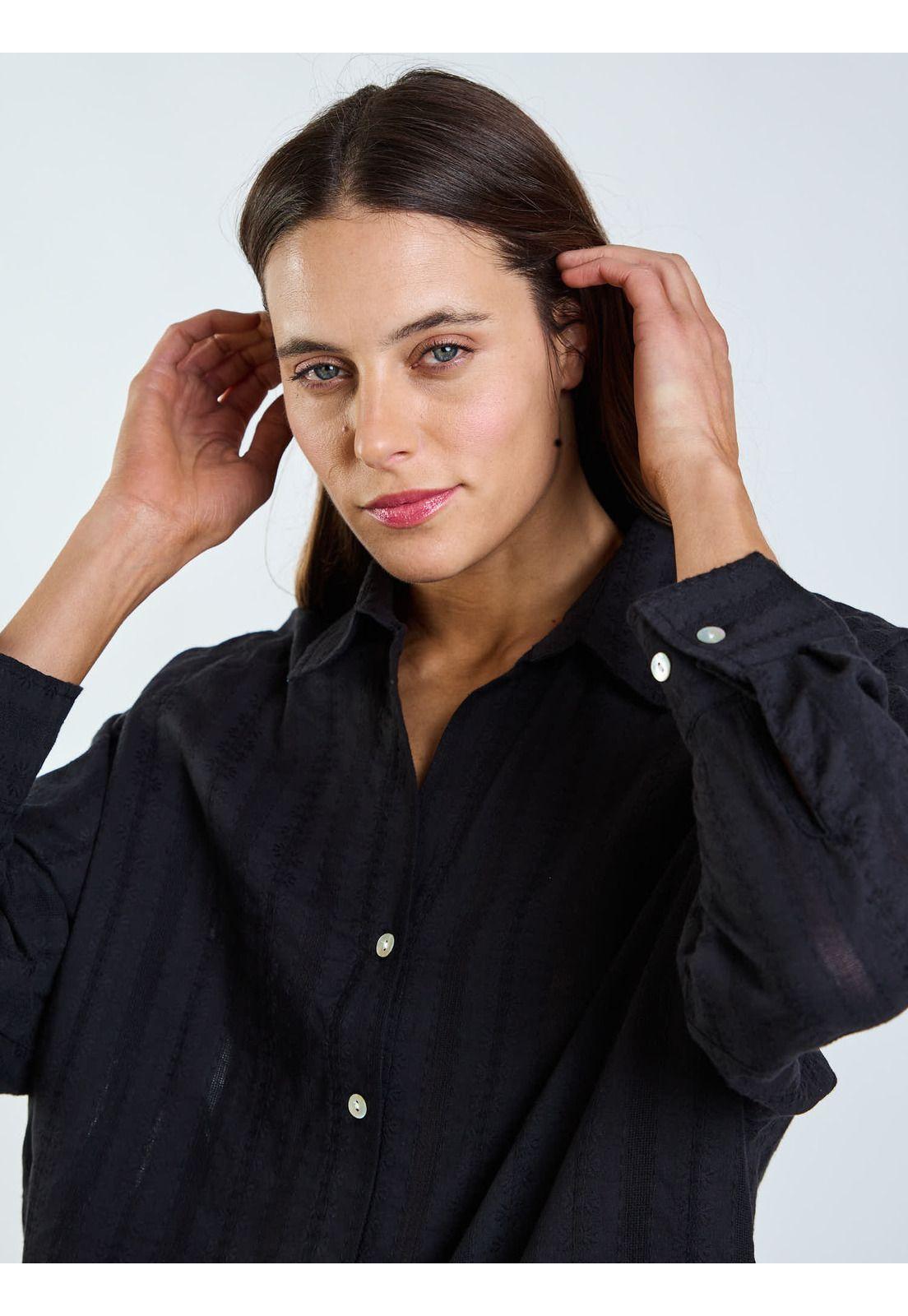 Blusa ML Gili Negro Mujer Maui and Sons-3