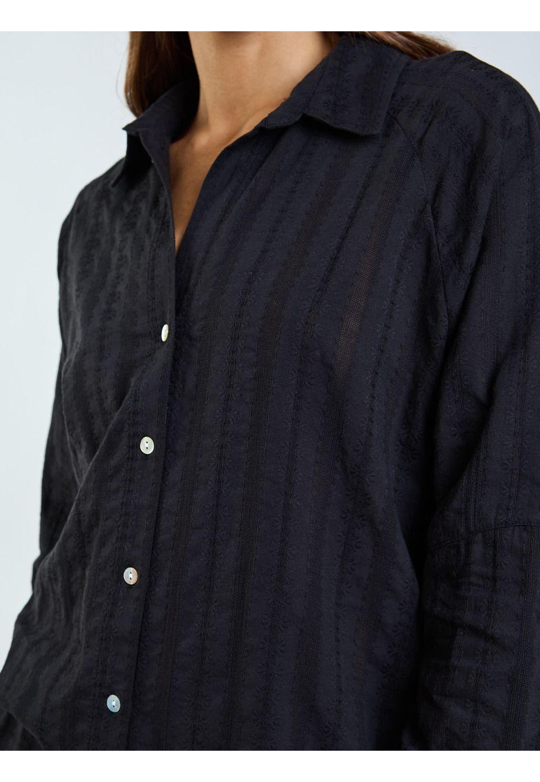 Blusa ML Gili Negro Mujer Maui and Sons-4