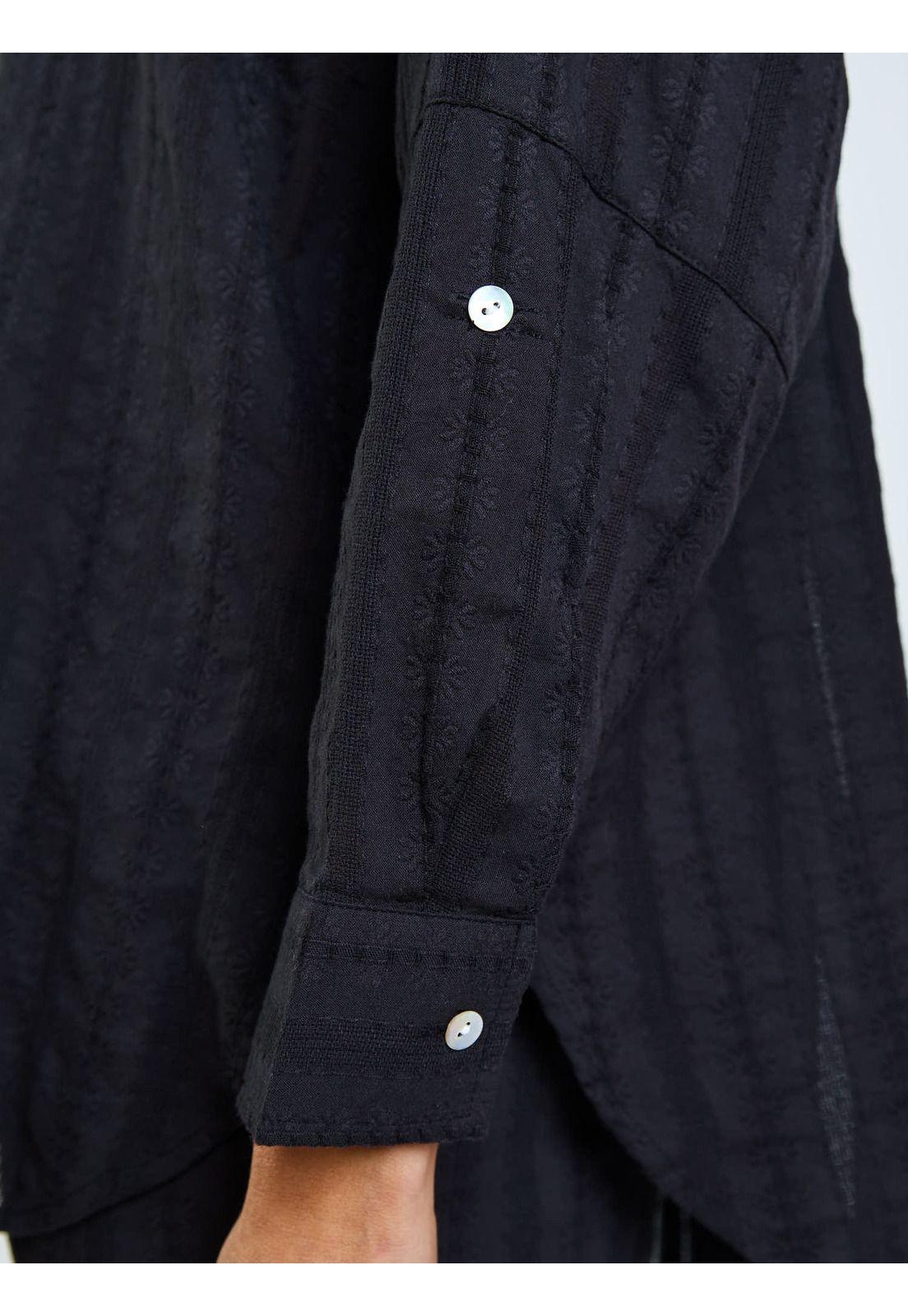 Blusa ML Gili Negro Mujer Maui and Sons-5