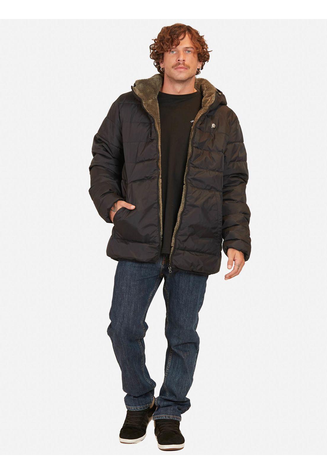Parka Puffa Hilo Negro Hombre Maui And Sons-3