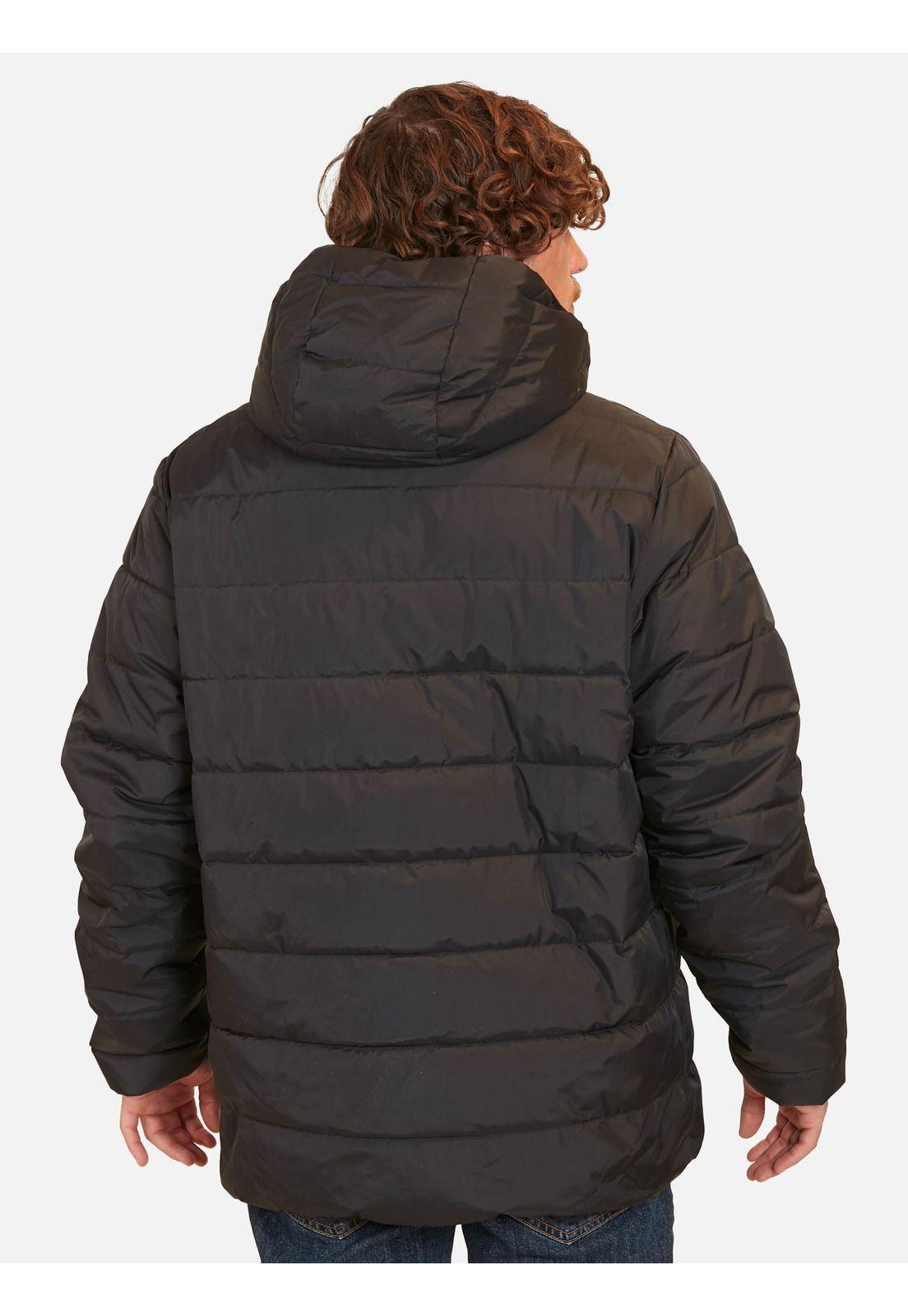 Parka Puffa Hilo Negro Hombre Maui And Sons-1