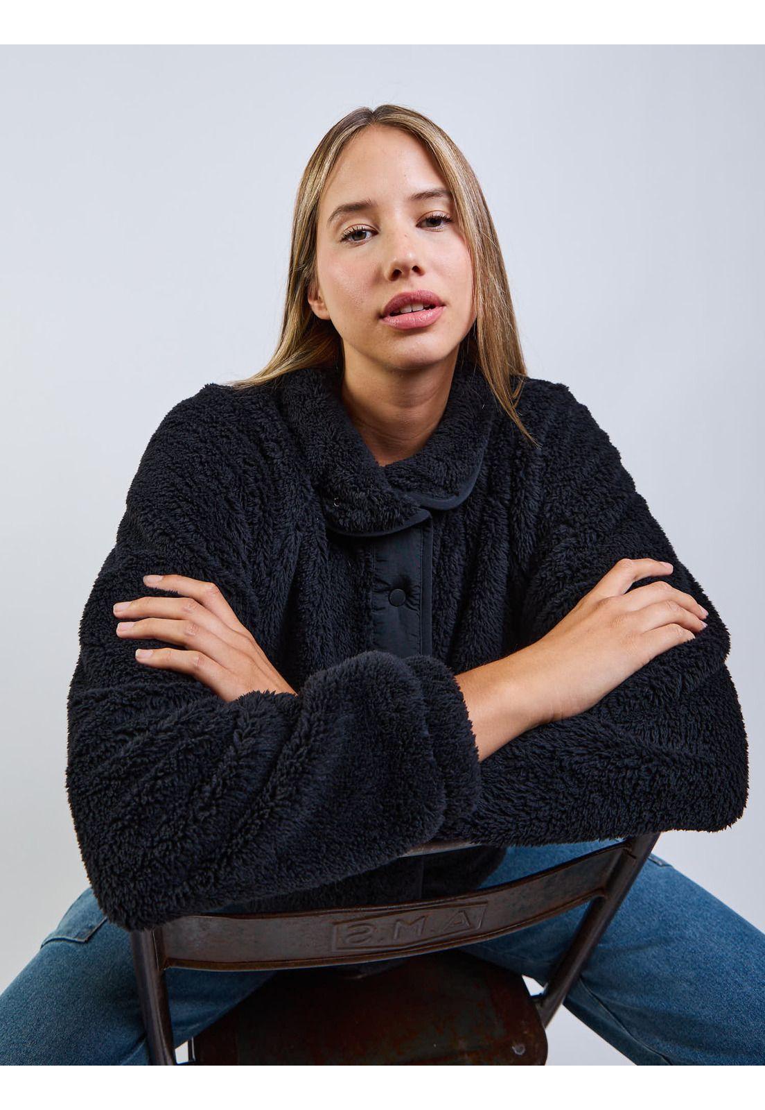 Poleron Chiporro Zephy Negro Mujer Maui And Sons-6