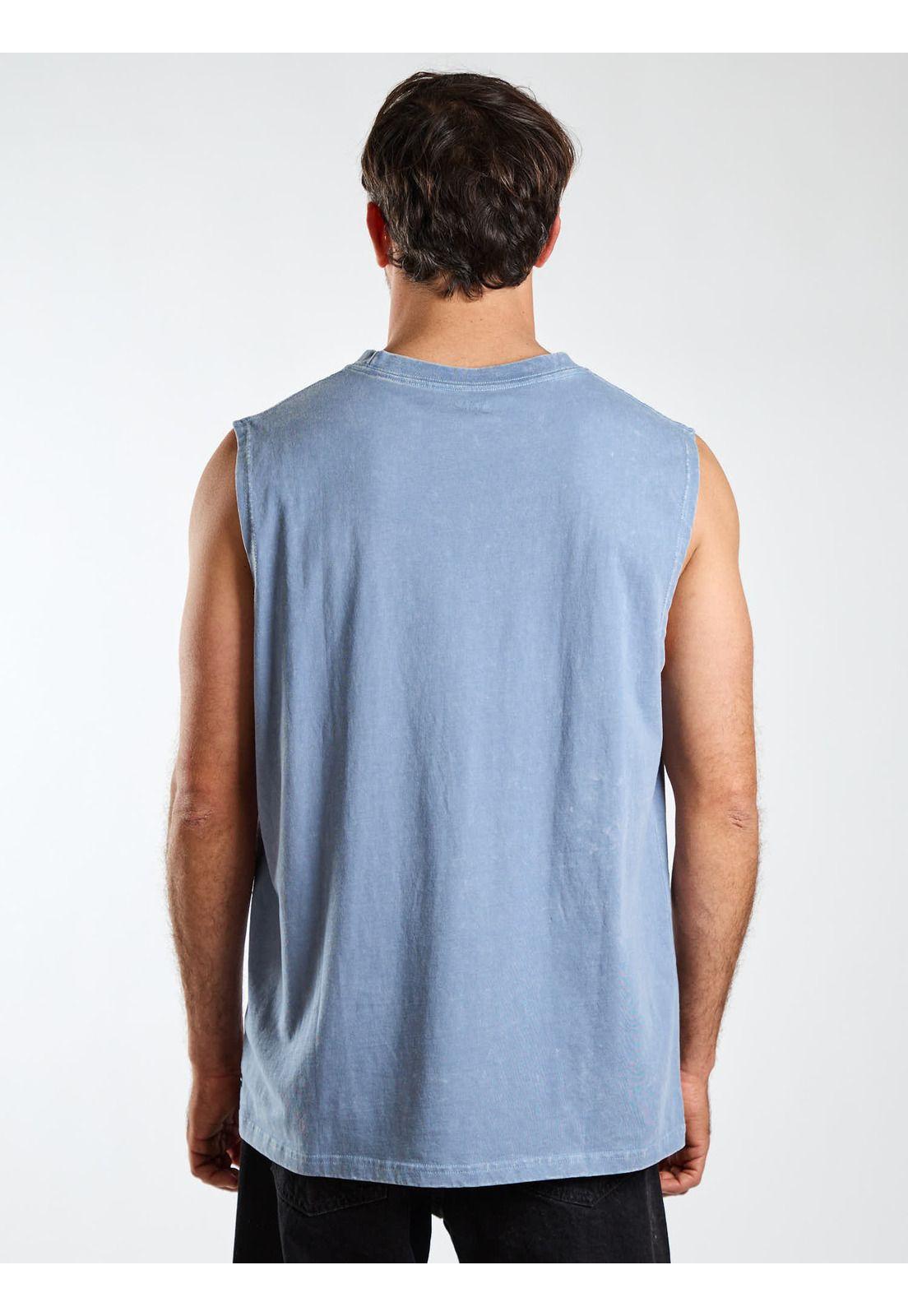 Polera SM Flux Celeste Hombre Volcom-2