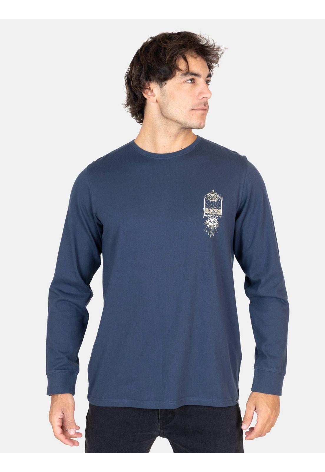 Polera ML Oceanfront Azul Hombre Maui And Sons-0