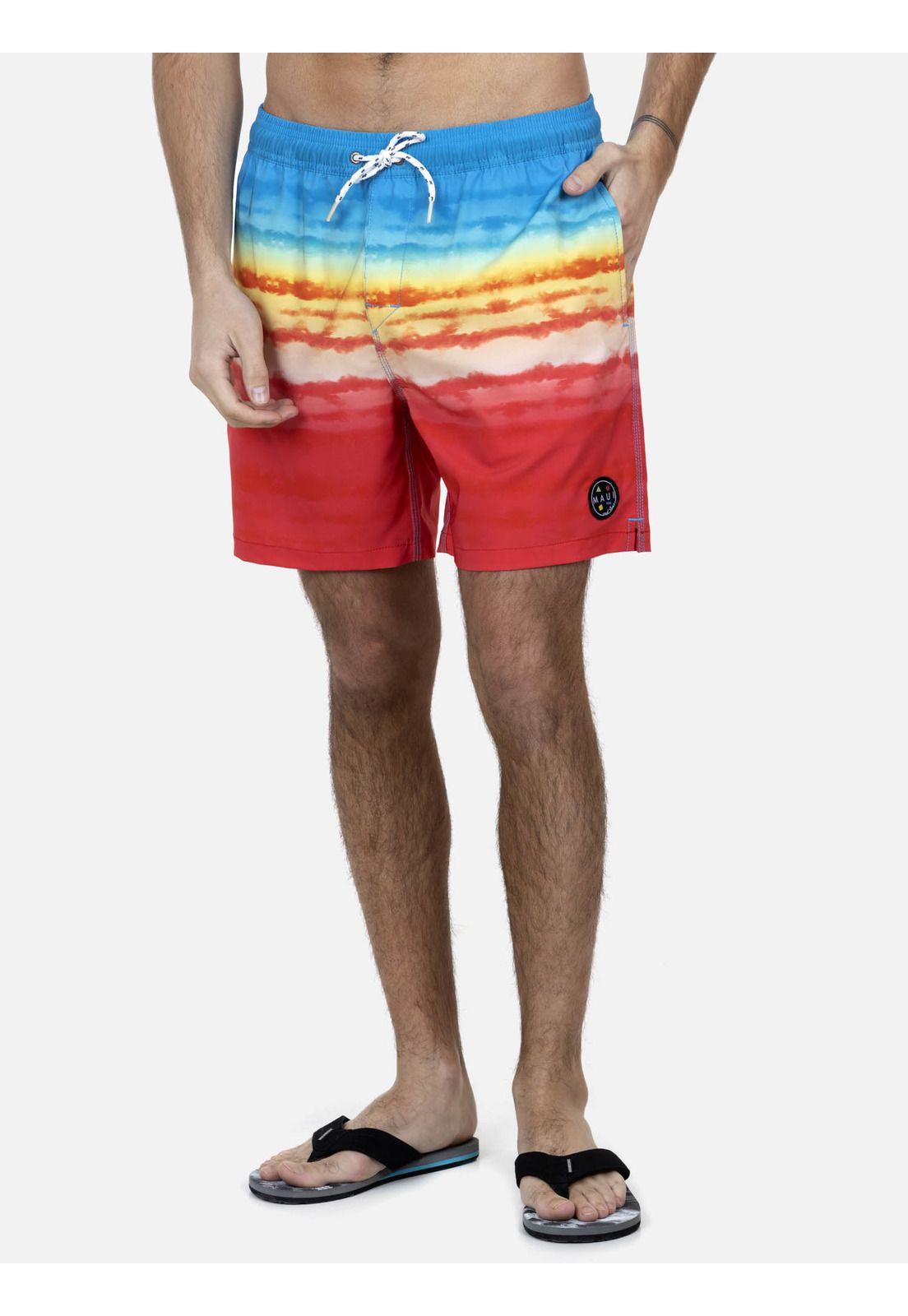 Traje De Baño Hombre 5T780-MV22 Rojo Maui and Sons-0