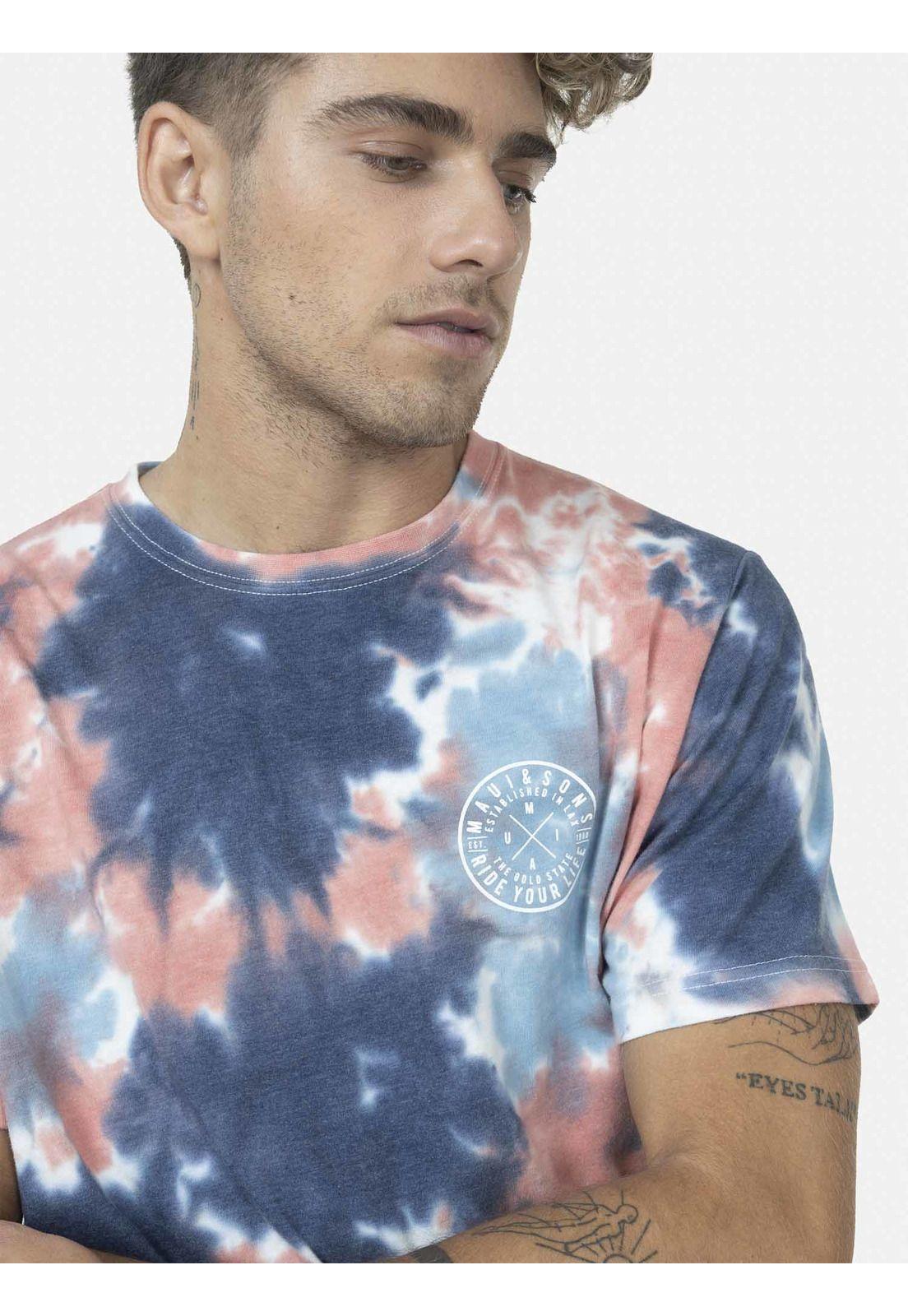 Polera Hombre THE GOLD STATE Multicolor Maui and Sons-2