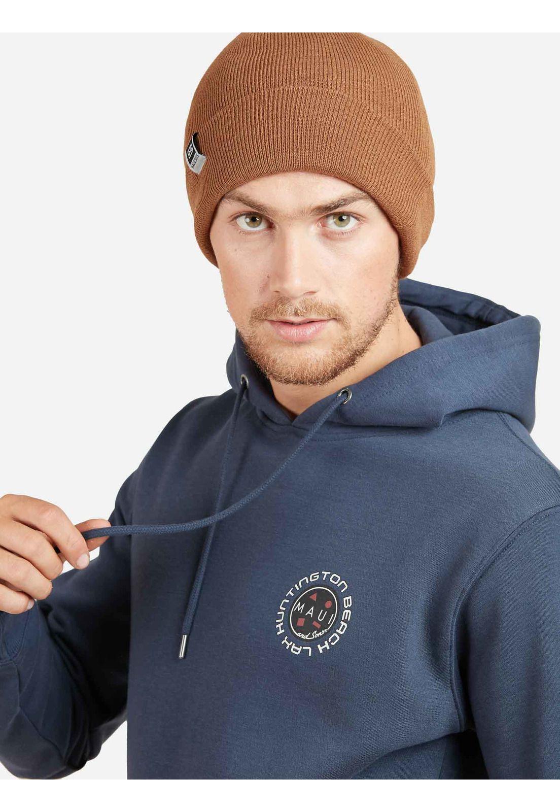 Poleron HUNTINGTON BEACH Hombre Azul Maui and Sons-3