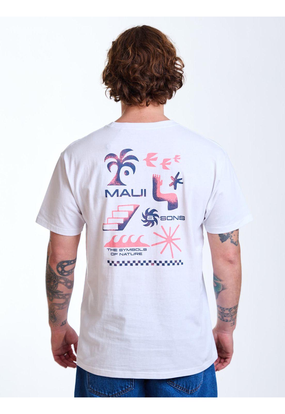 Polera MC Coast Blanco Hombre Maui and Sons-1
