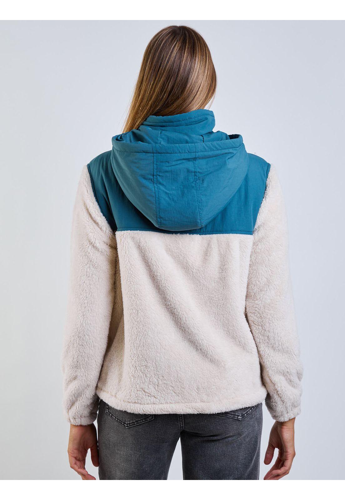 Poleron Falcon Beige Mujer Maui And Sons-4