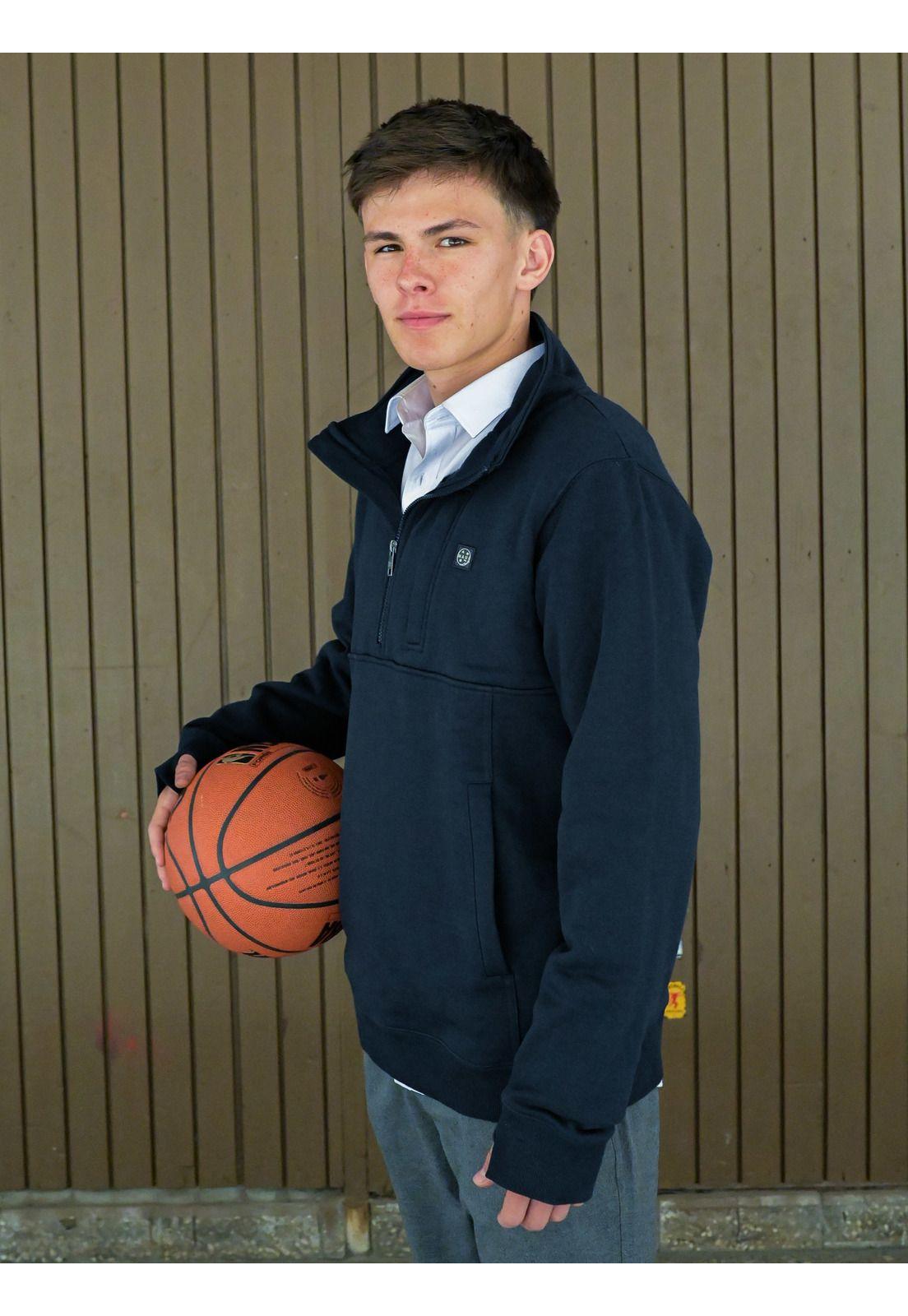 Poleron Escolar Mokai Azul Hombre Maui and sons-1