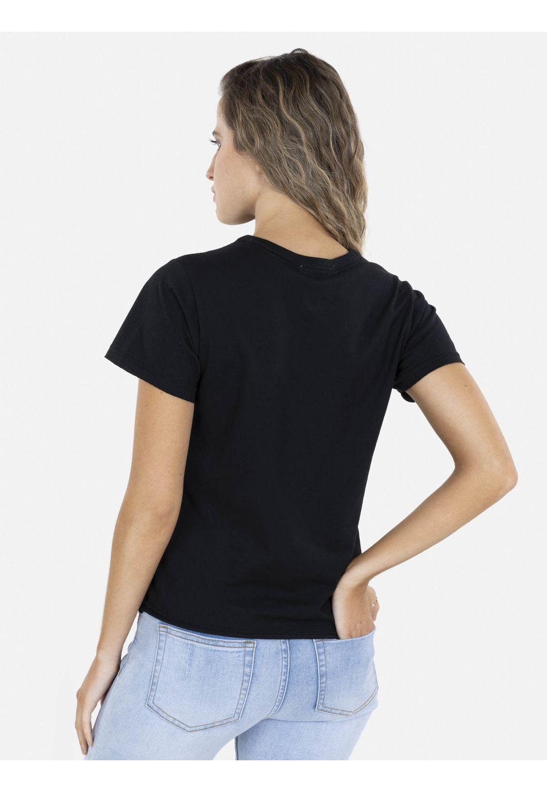 Polera BEACH PARADISE Mujer Negro Maui and Sons-1