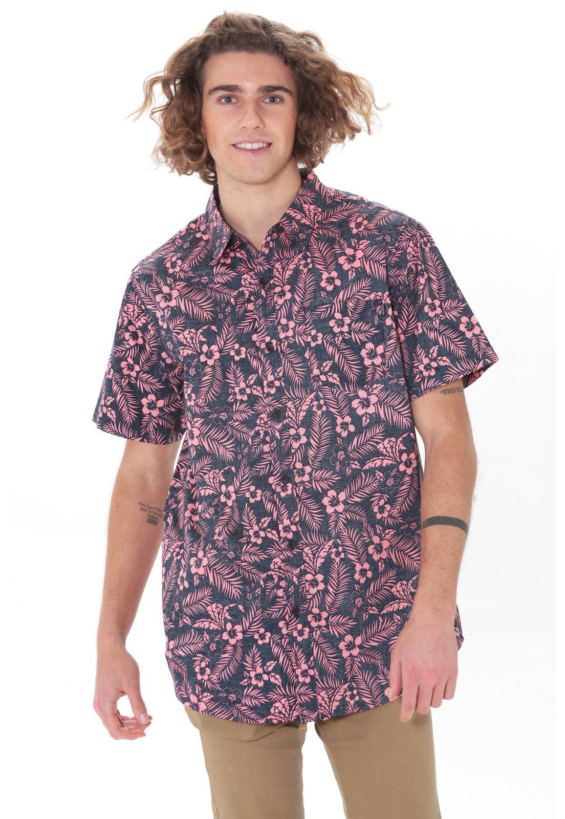 Camisa M/C Hombre 5C1122-MV21 Gris-0