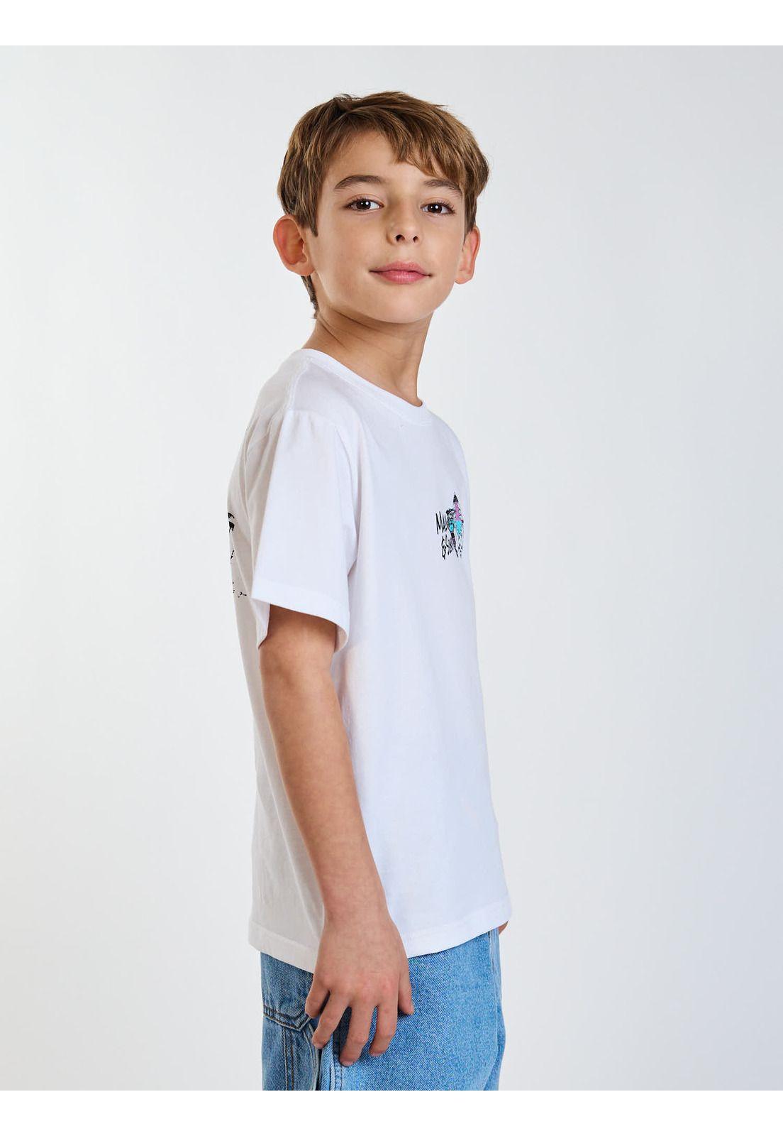 Polera MC Malibu Blanco Infantil Maui and Sons-2