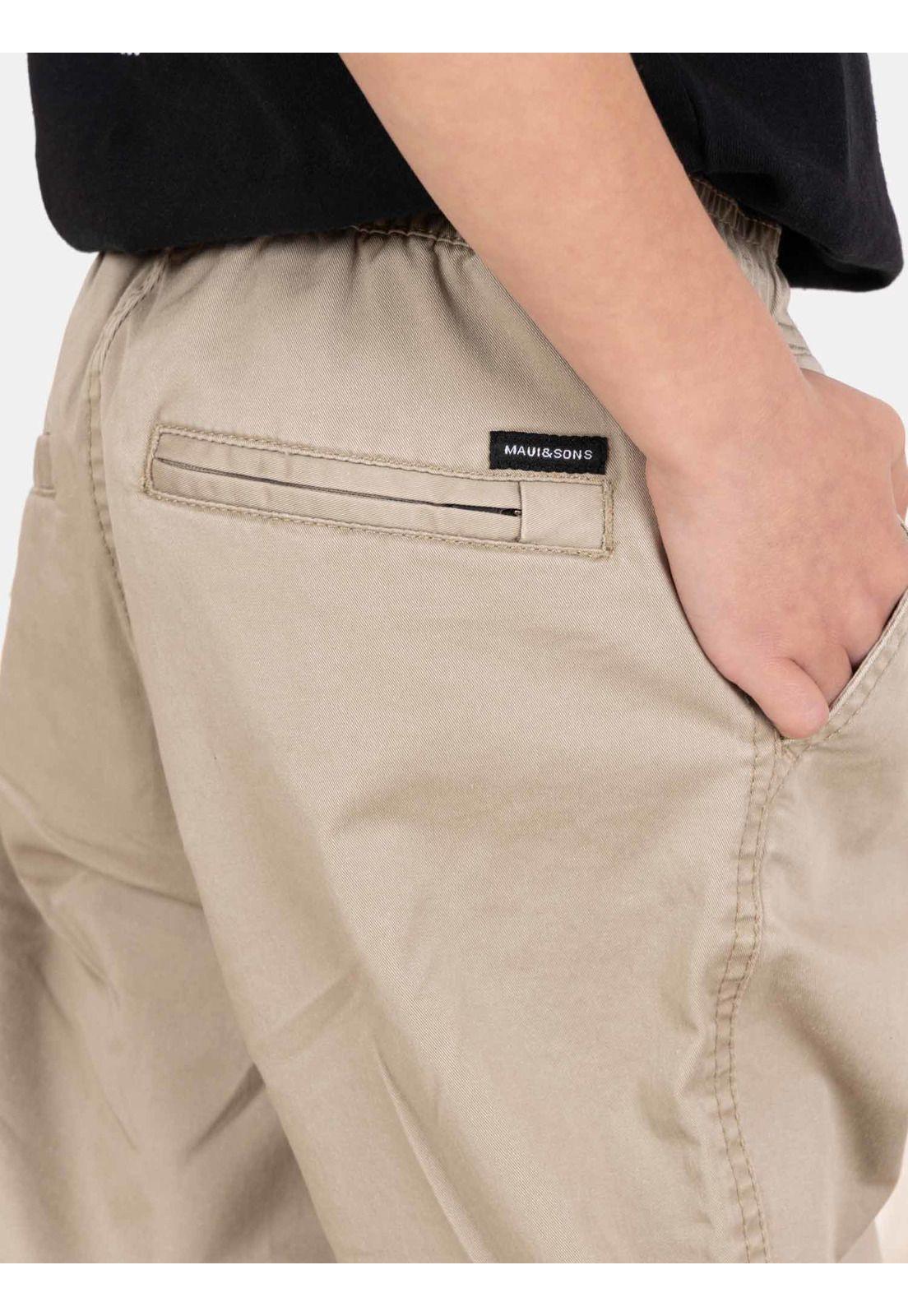 Pantalón Jogger Naluair Beige Infantil Maui And Sons-2