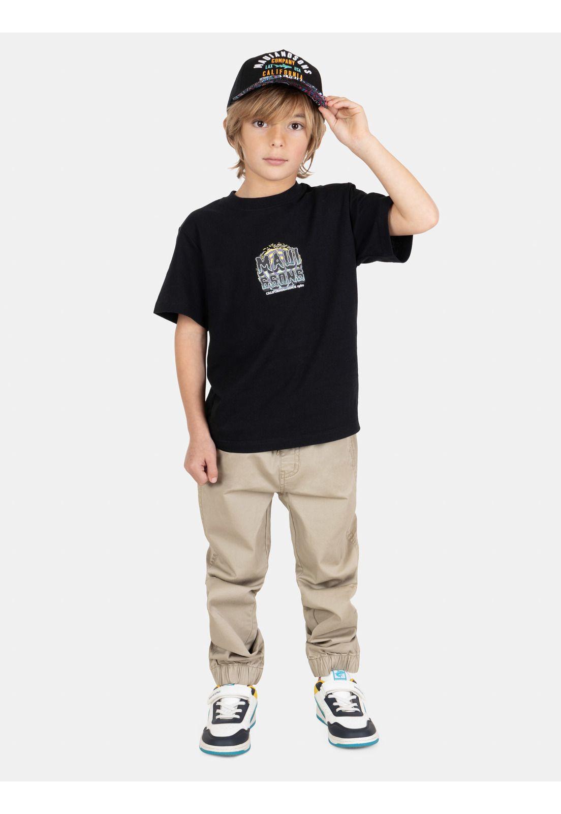 Pantalón Jogger Naluair Beige Infantil Maui And Sons-3