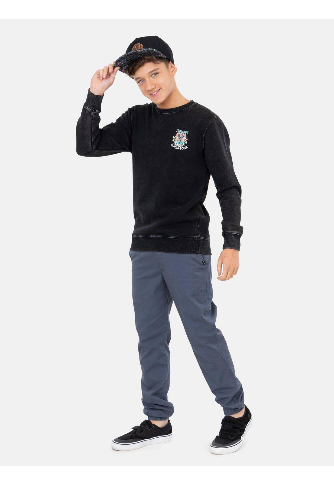 Poleron CR Henry Negro Infantil Maui and Sons-3