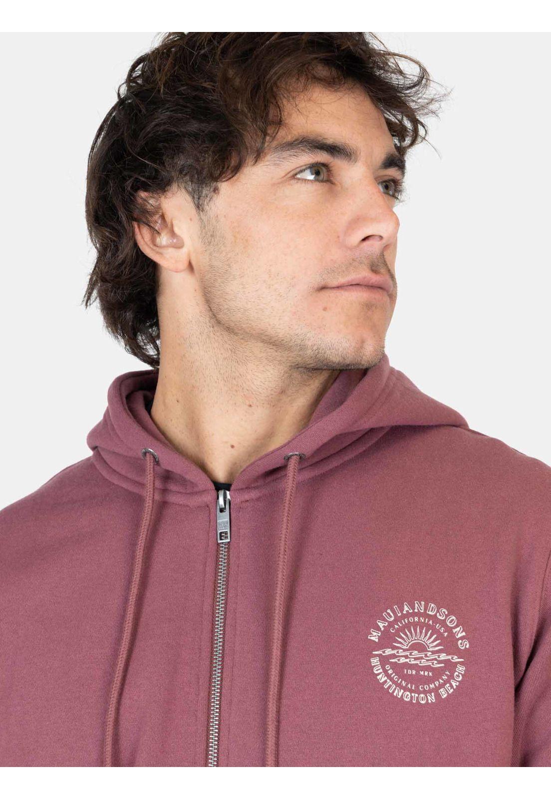 Poleron FZ Aqua Rojo Hombre Maui And Sons-2