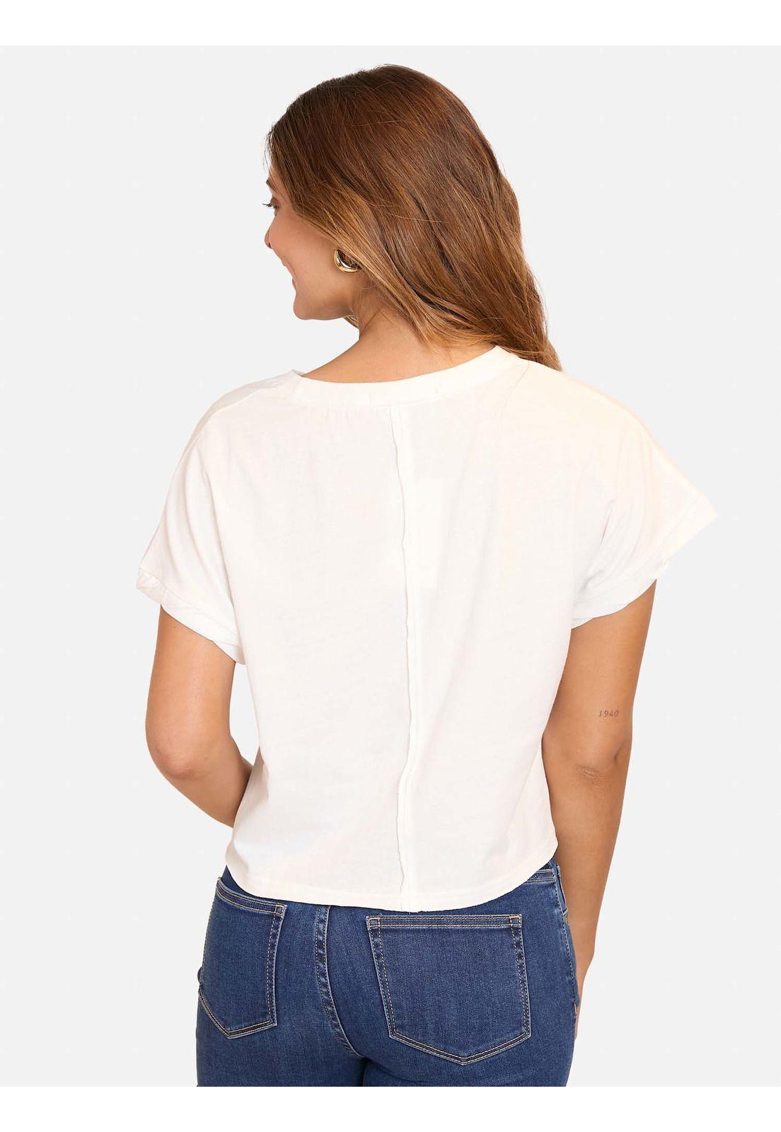 Polera MC Ontario Blanco Mujer Maui And Sons-1