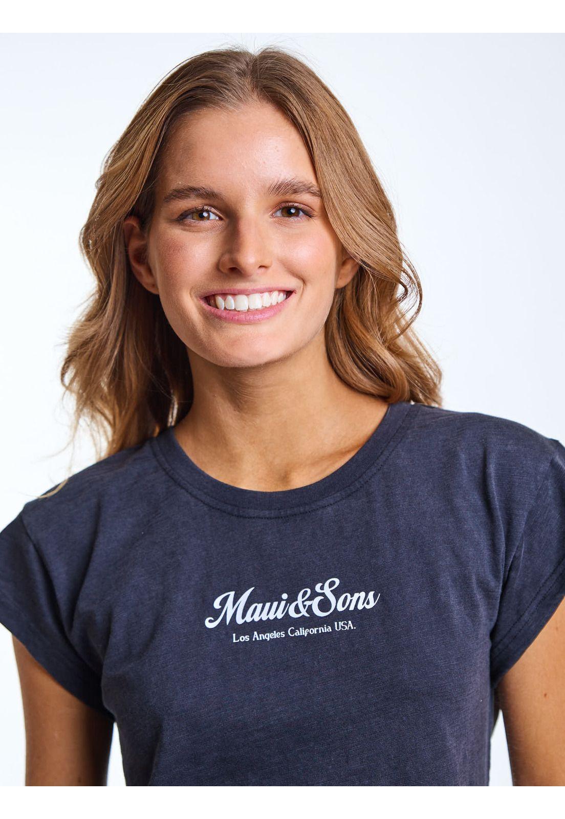 Polera MC Duna Negro Mujer Maui and Sons-4