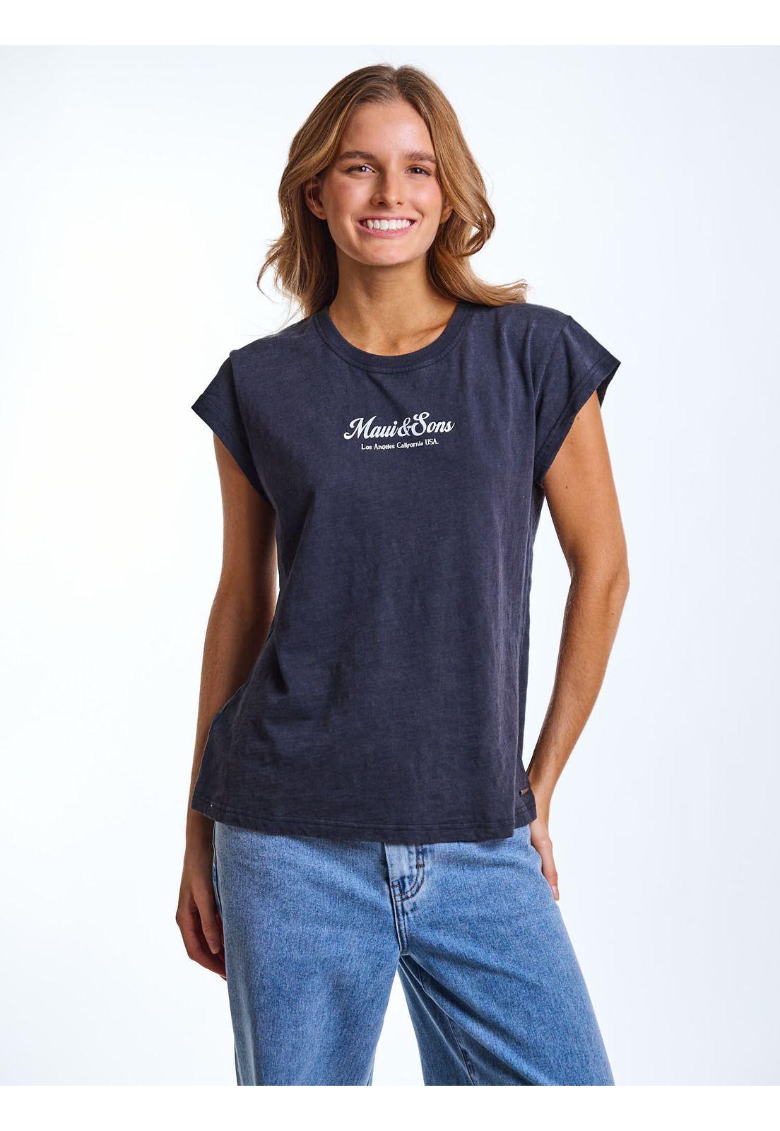 Polera MC Duna Negro Mujer Maui and Sons-6