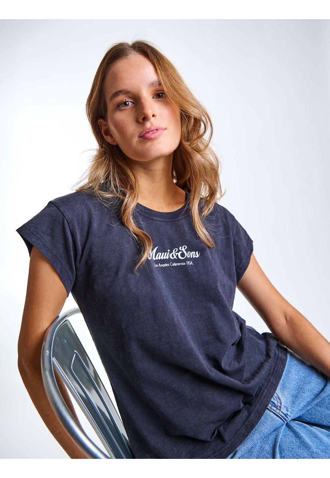 Polera MC Duna Negro Mujer Maui and Sons-7