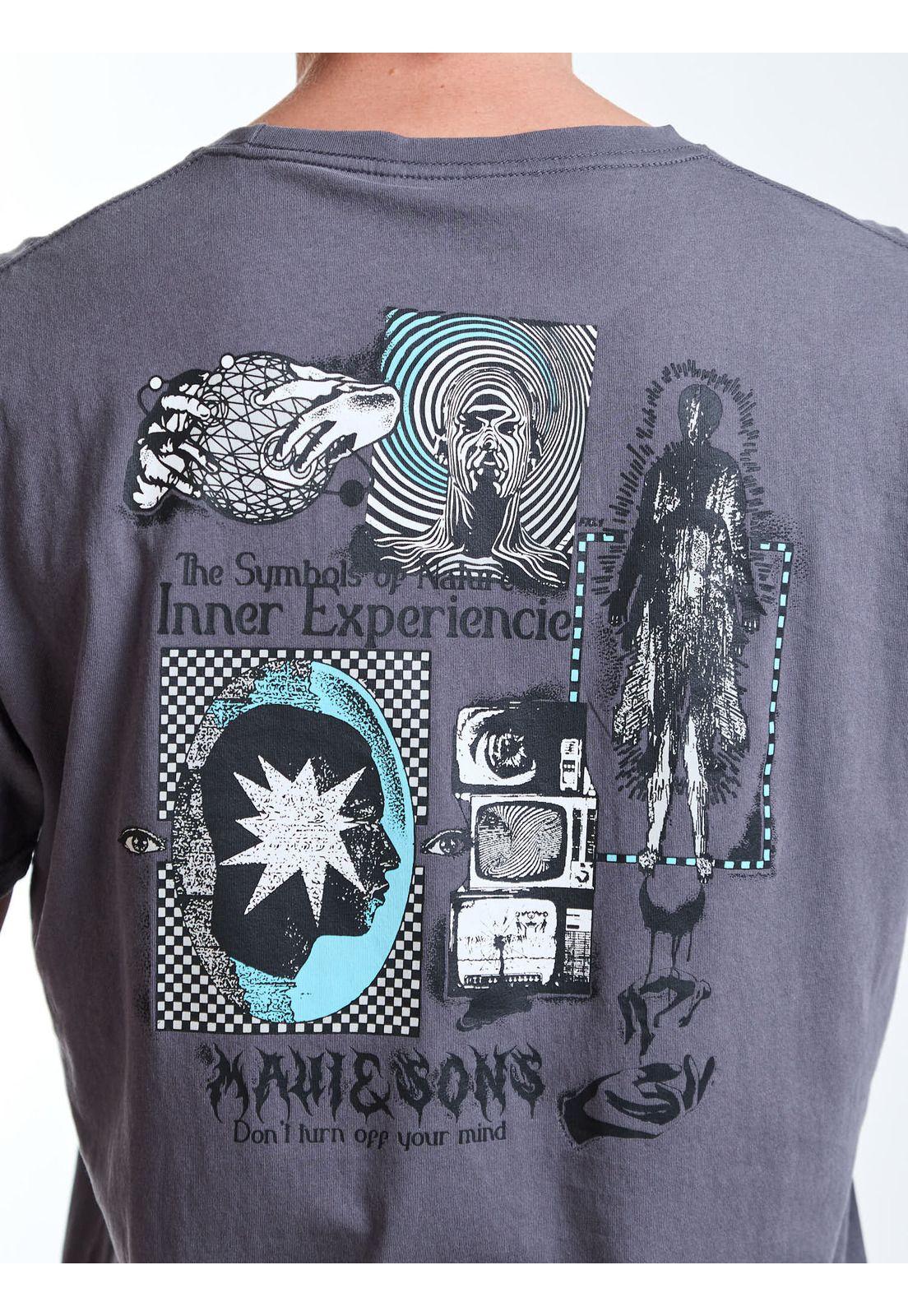 Polera MC Ohana Gris Hombre Maui and Sons-3