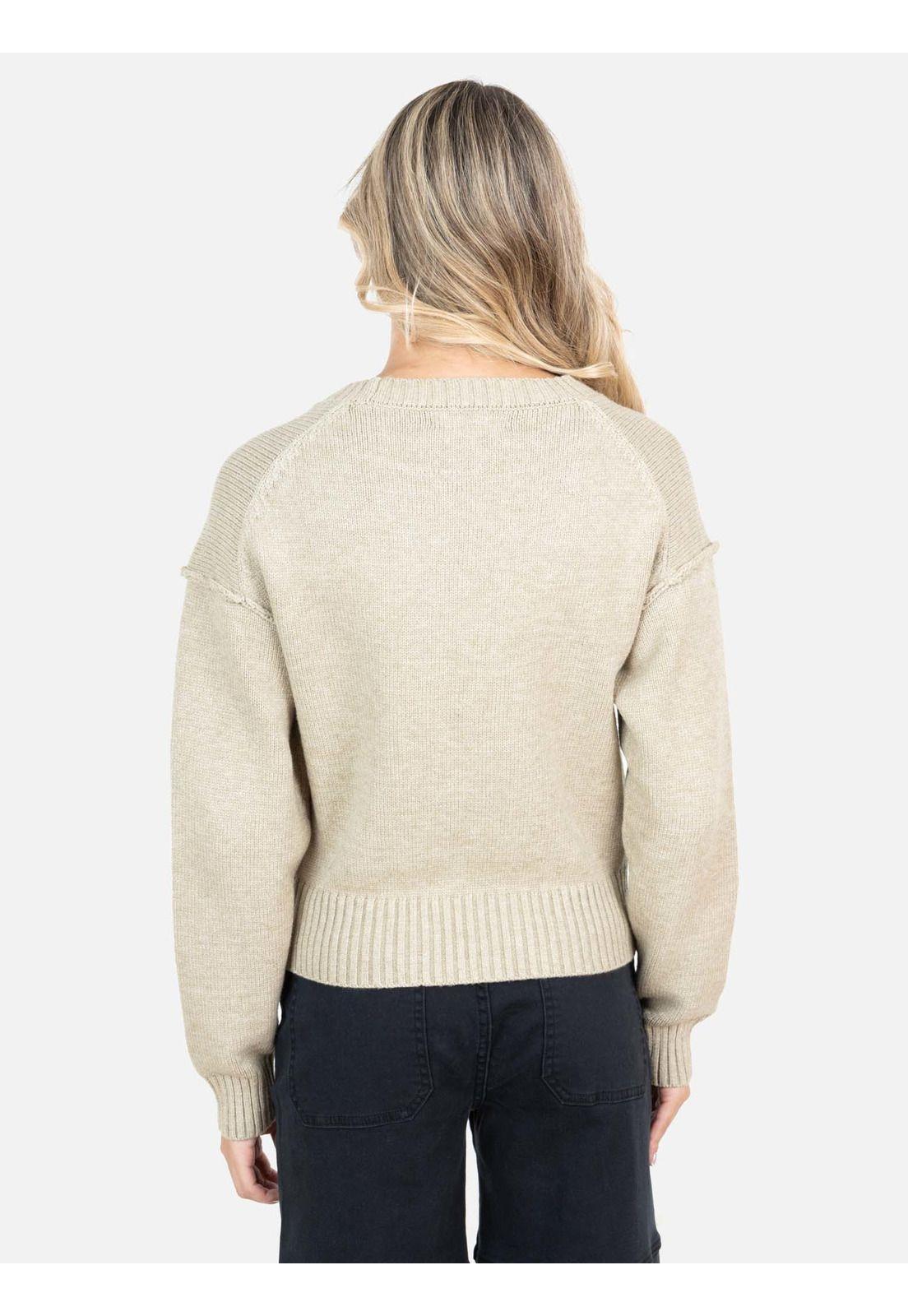Sweater Luauva Beige Mujer Maui And Sons-1