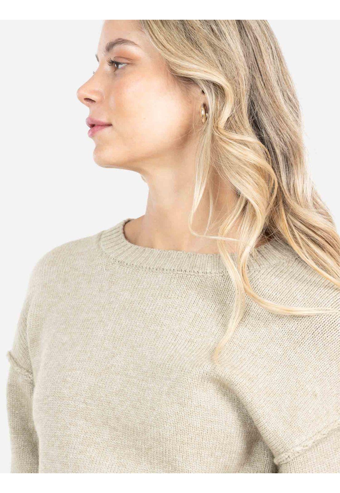 Sweater Luauva Beige Mujer Maui And Sons-2