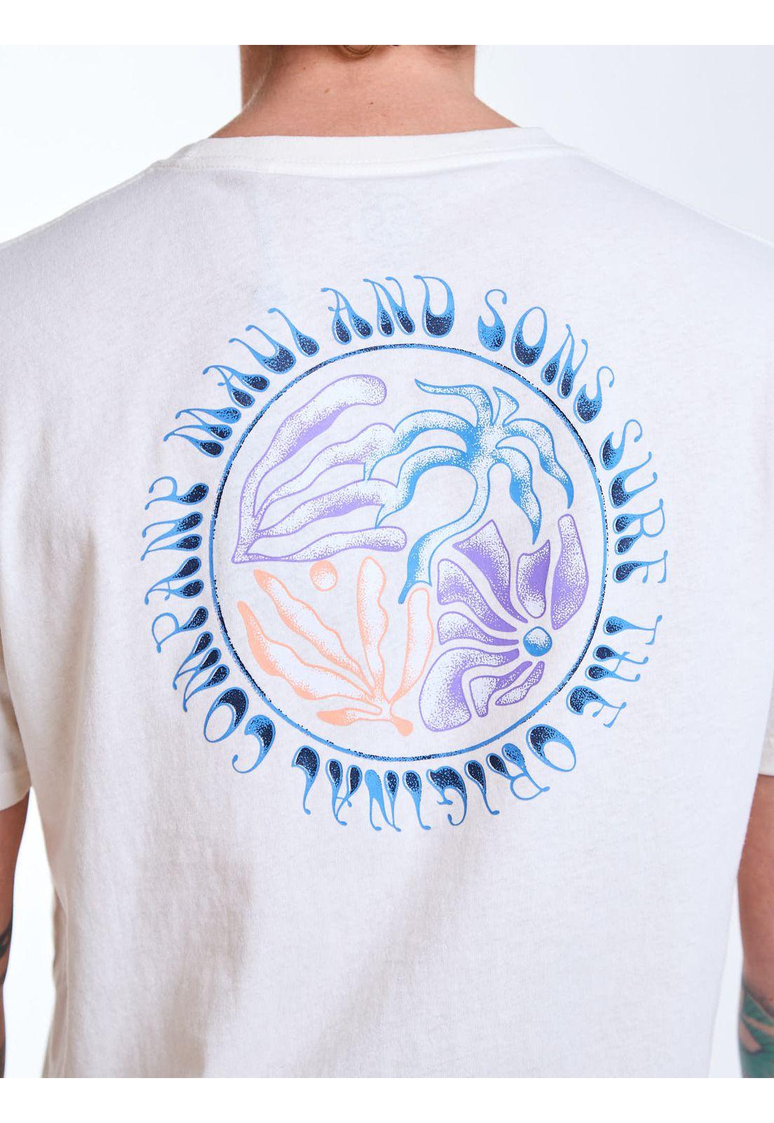 Polera MC Ocean Blanco Hombre Maui and Sons-3