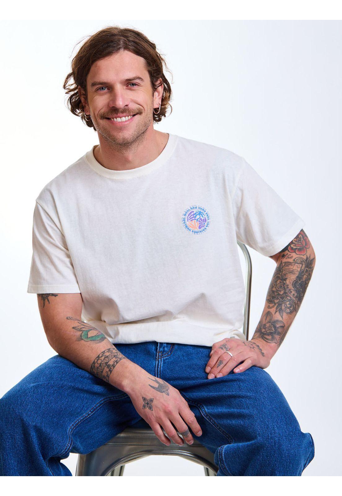 Polera MC Ocean Blanco Hombre Maui and Sons-7