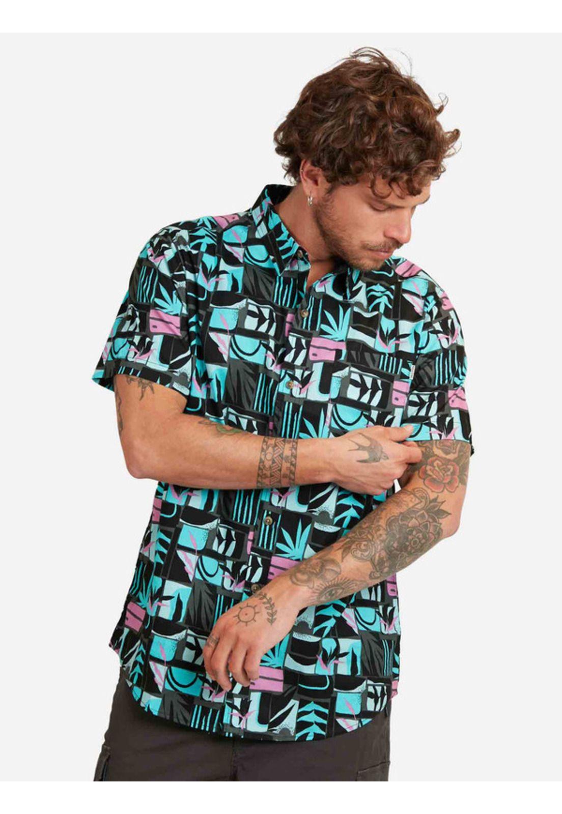 Camisa Mc 5C867 Hombre Multicolor Maui And Sons-0
