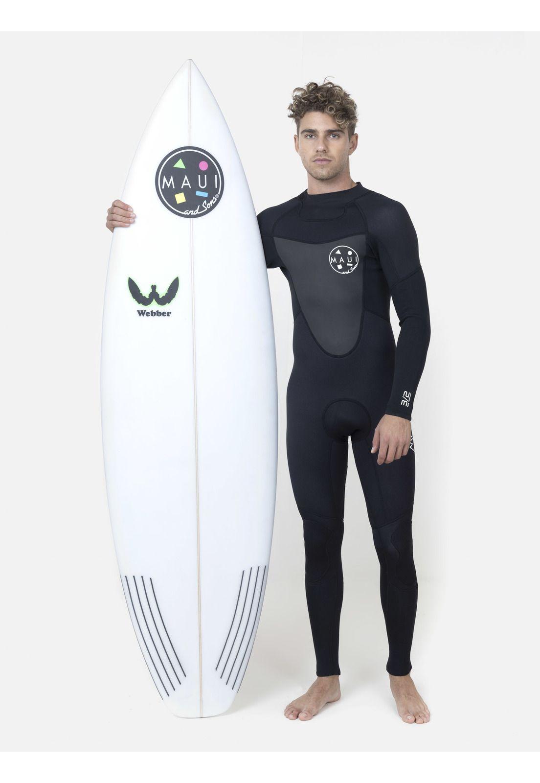Traje de Agua Hombre 5HB1577-MV22 Negro Maui and Sons-4