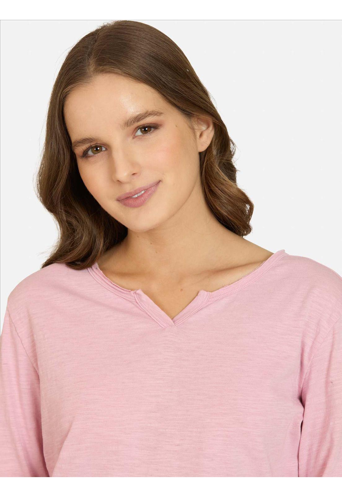 Polera ML Kalani Rosado Mujer Maui And Sons-2
