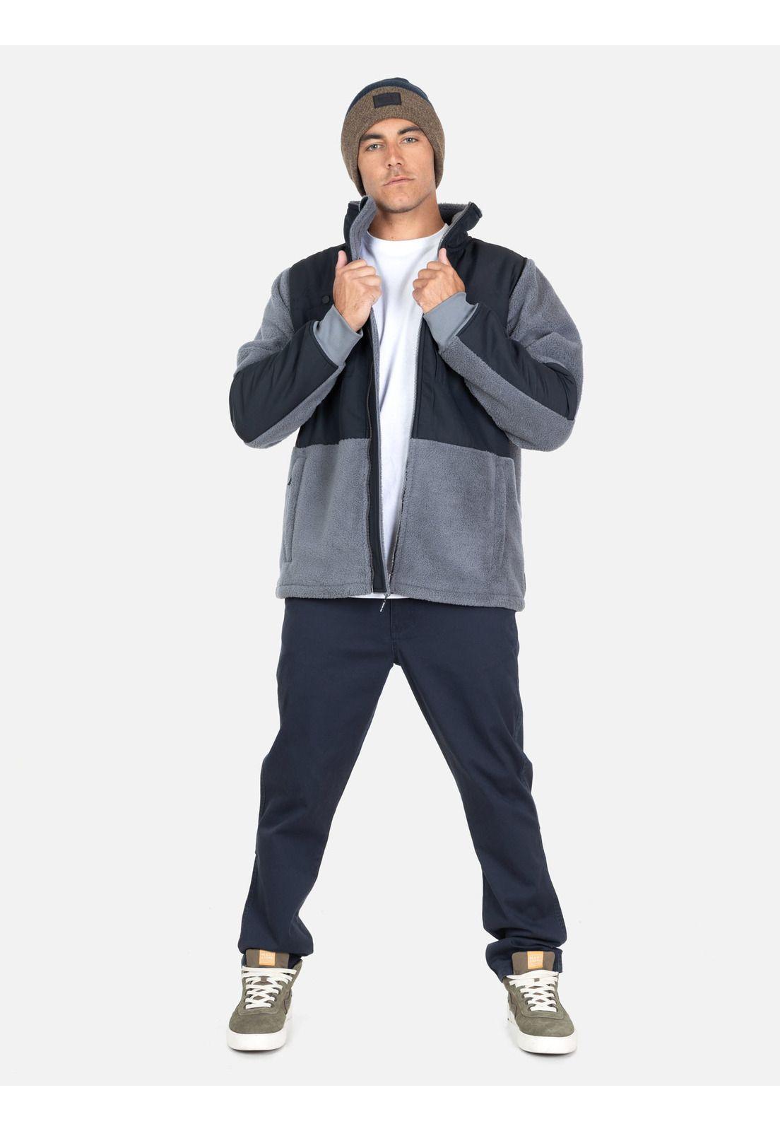 Poleron Bonded Drift Gris Hombre Maui And Sons-3