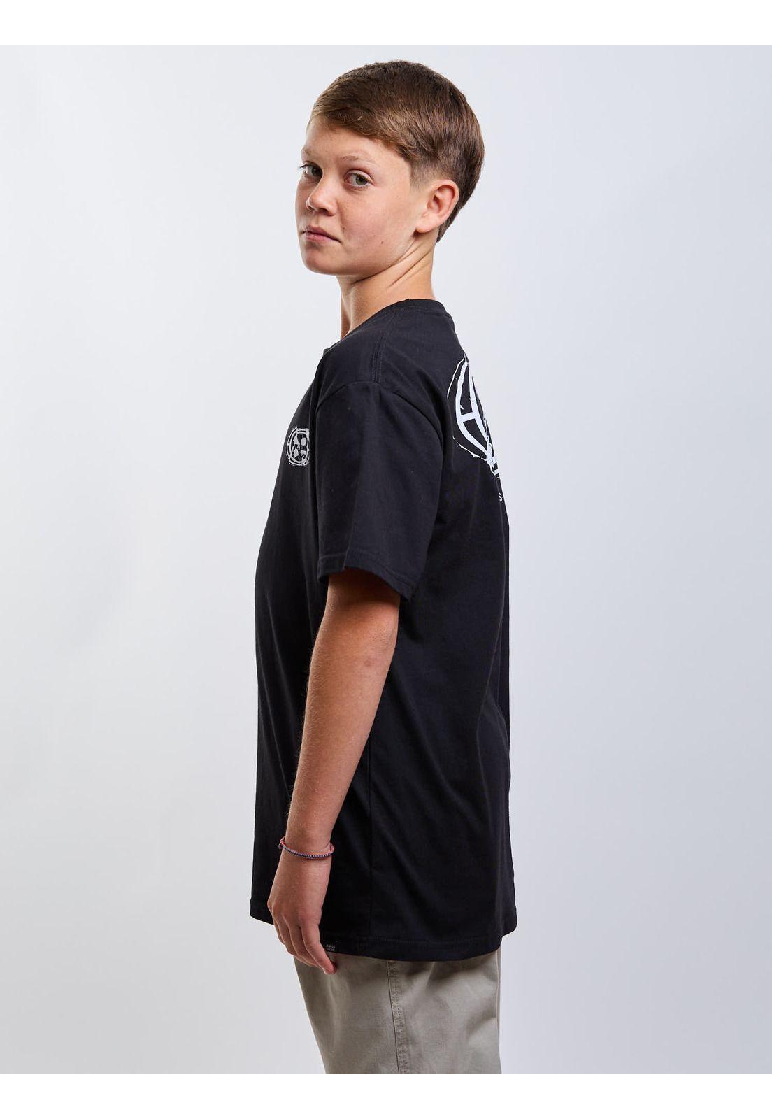 Polera MC Miru Negro Infantil Maui And Sons-2