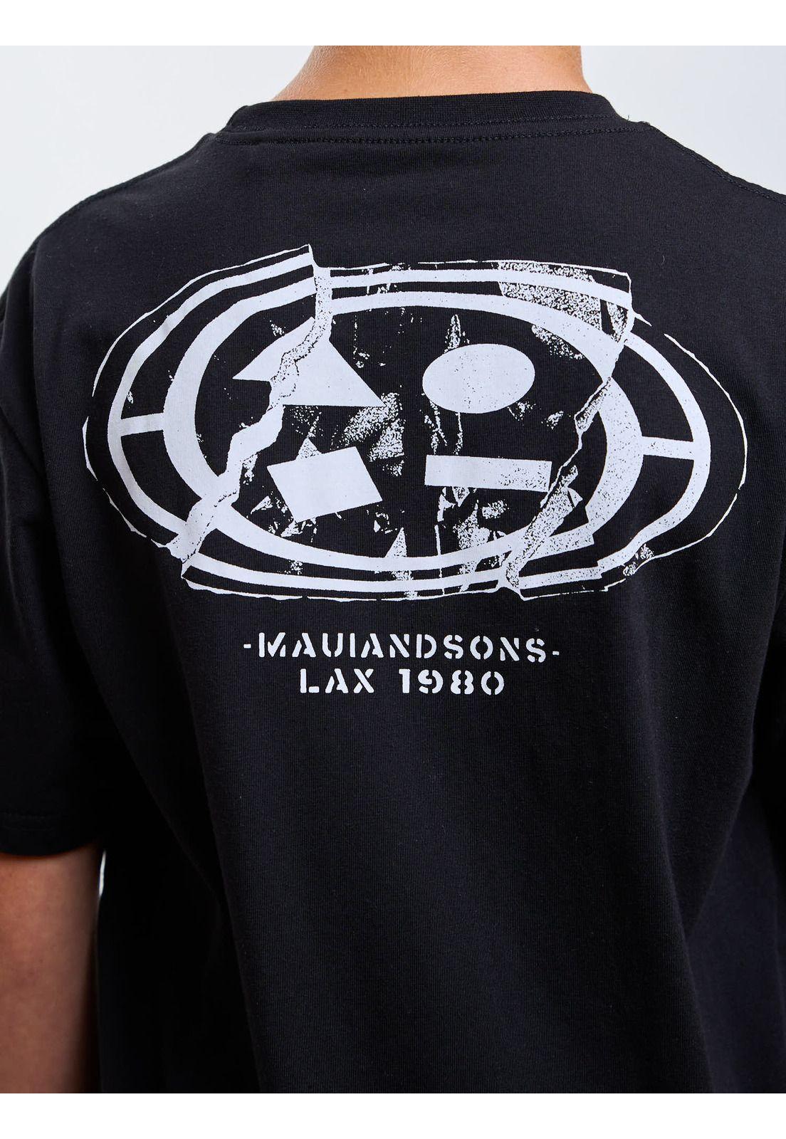 Polera MC Miru Negro Infantil Maui And Sons-3