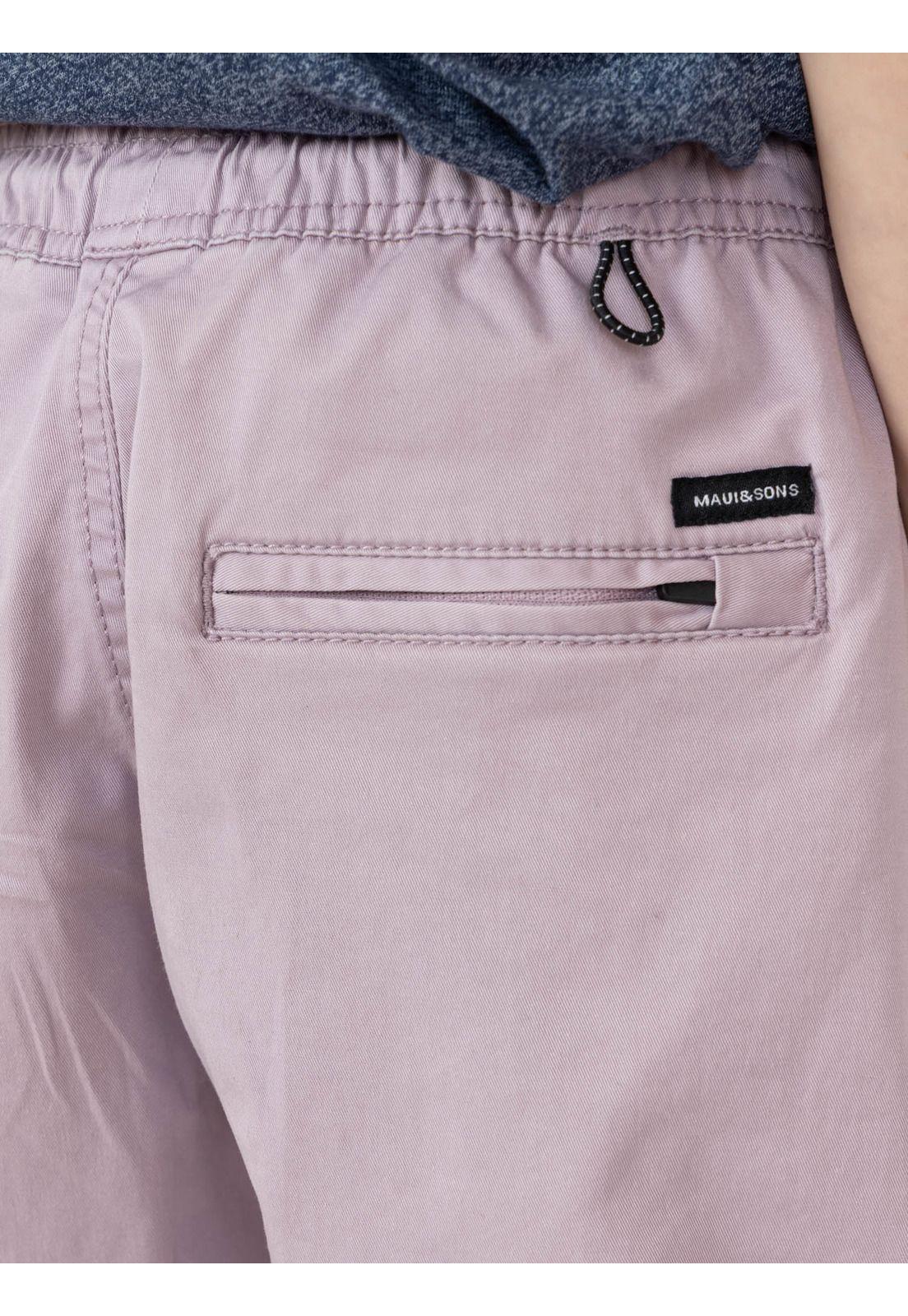 Bermuda Jogger Brivida Rosado Infantil Maui And Sons-2