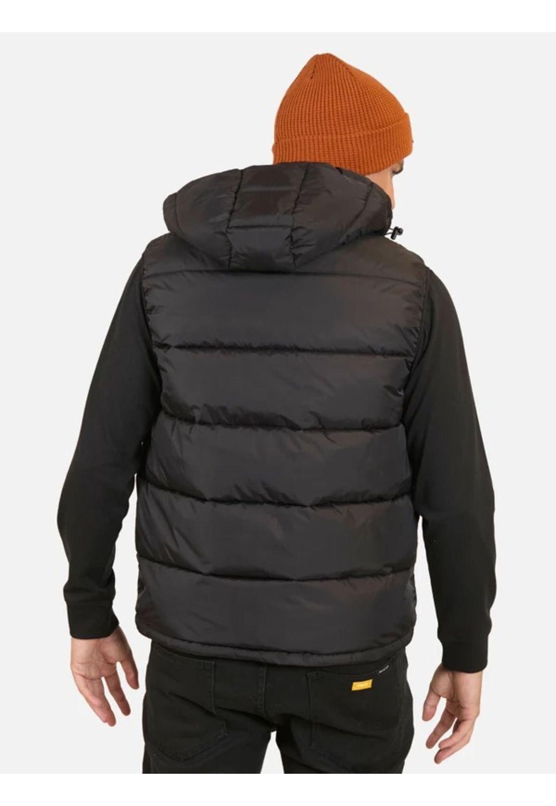 Parka Puffa Heeia Black Negro Hombre Maui And Sons-1