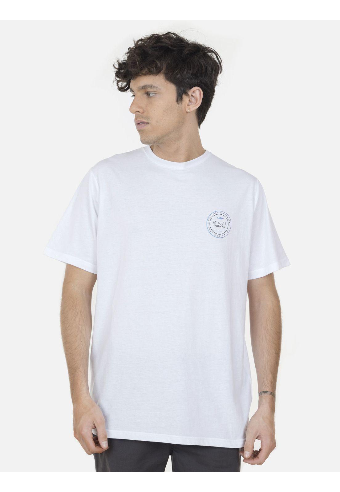 Polera Hombre Blanco 5P1004-MV22 Maui And Sons-0