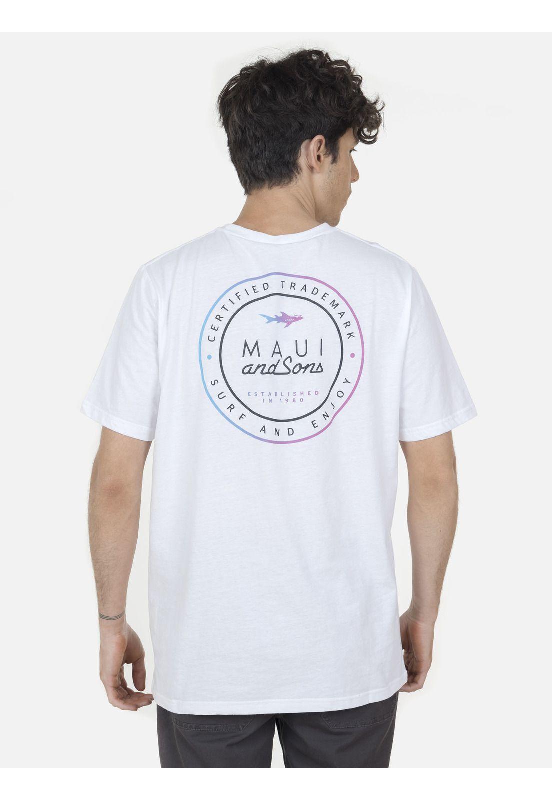 Polera Hombre Blanco 5P1004-MV22 Maui And Sons-1