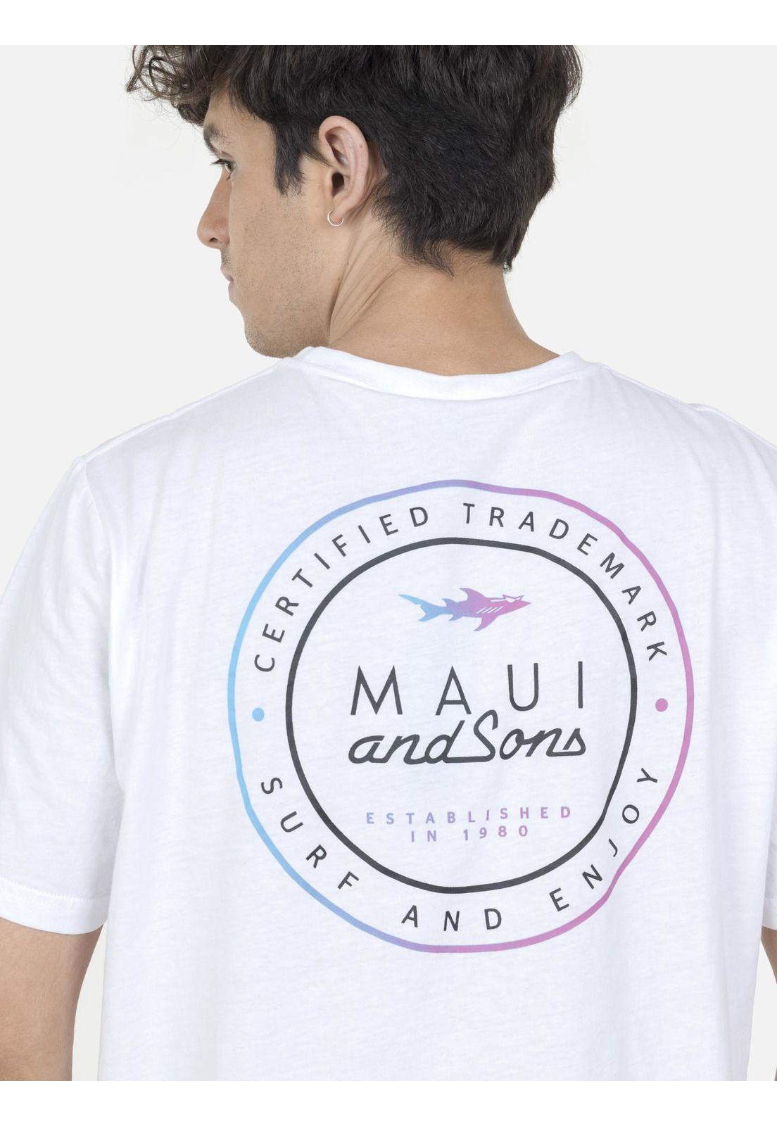Polera Hombre Blanco 5P1004-MV22 Maui And Sons-2