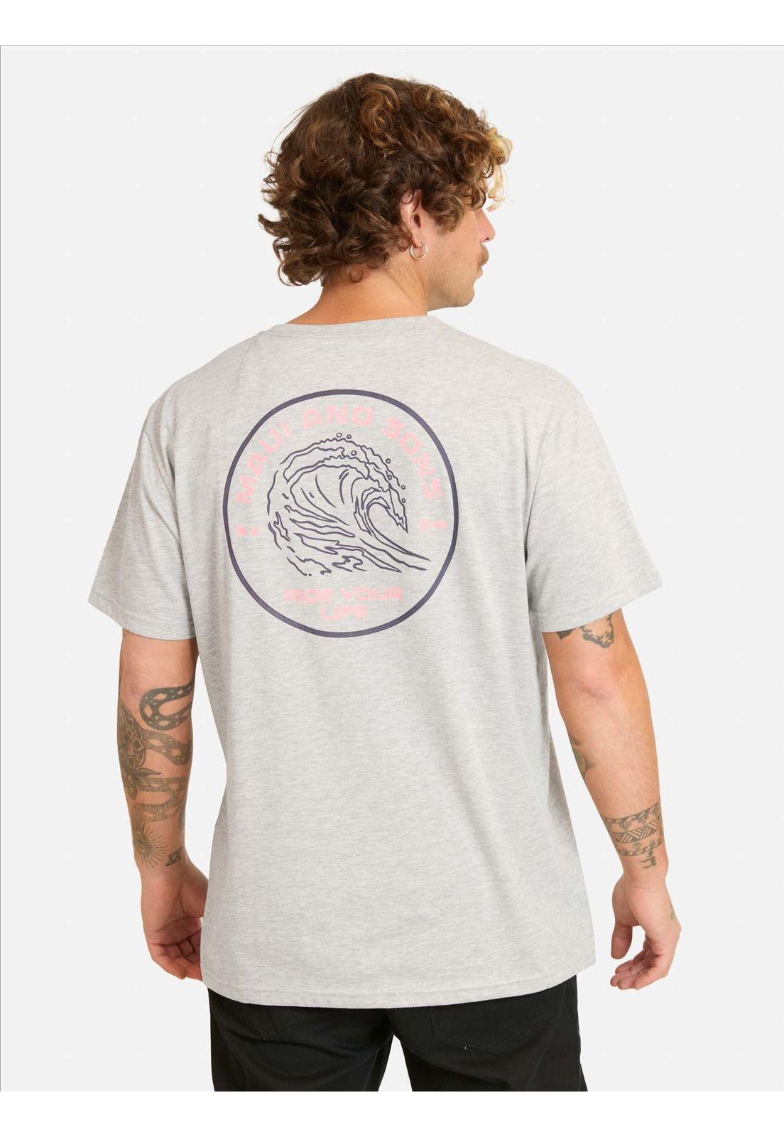 Polera MC Soradu Gris Hombre Maui And Sons-1